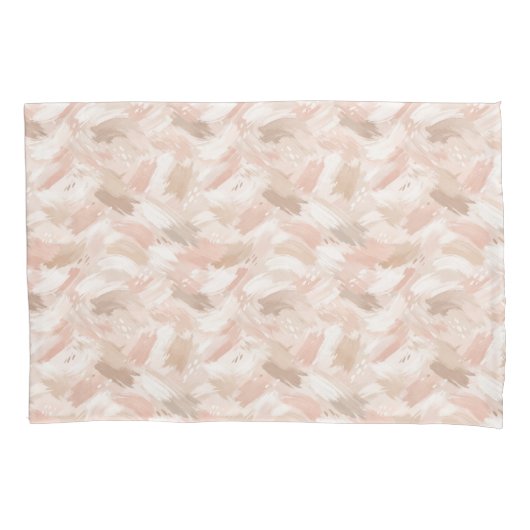 Abstract Brush Stroke Pattern Kissenbezug (Vorderseite-Links)