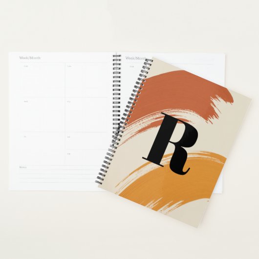 Abstract Brush Strokes Planer (Anzeige)