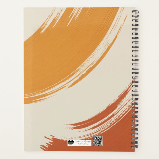 Abstract Brush Strokes Planer (Rückseite)