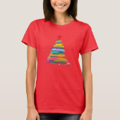 Abstract Brush Tree T-Shirt (Vorderseite)