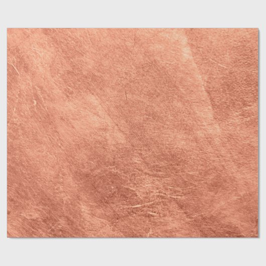 Abstract brushed copper strukturierte Metalloberfl Geschenkpapier (Flach)