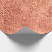 Abstract brushed copper strukturierte Metalloberfl Geschenkpapier (Ecke)