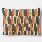 Abstract Brushstroke Stripe Mediterranean Hues Zubehörtasche (Rückseite)