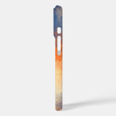 Abstract Brushstrokes: Vibrant Blue & Orange. Case-Mate iPhone Hülle (Rückseite / Links)