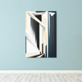 Abstract Building Leinwanddruck (Insitu (Holzboden))