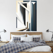 Abstract Building Leinwanddruck (Insitu (Schlafzimmer))