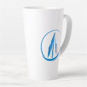 Abstract Building Peak Cityscape Circle Milchtasse (Rechte Ecke)