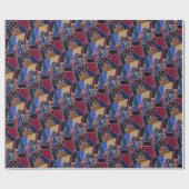 Abstract Bull Painting by Alfred Fox Geschenkpapier (Flach)