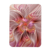 Abstract Butterfly Colorful Fantasy Fractal Art Magnet (Vertikal)