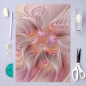 Abstract Butterfly Colorful Fantasy Fractal Art Seidenpapier (Handwerk)