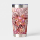 Abstract Butterfly Colorful Fantasy Fractal Art Thermobecher (Rückseite)