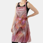 Abstract Butterfly Colorful Fantasy Fractal Name Schürze (InSitu)