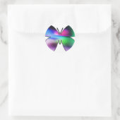 Abstract Butterfly Colorful Runder Aufkleber (Tasche)