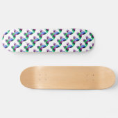 Abstract Butterfly Colorful Skateboard (Horizontal)