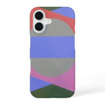 Abstract Calm Gray Circle Phone Case