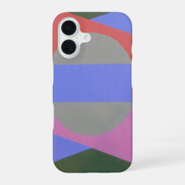 Abstract Calm Gray Circle Phone Case iPhone 16 Hülle