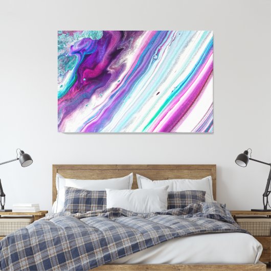 ( Abstract Canvas Painting Art ) Leinwanddruck (Insitu (Schlafzimmer))