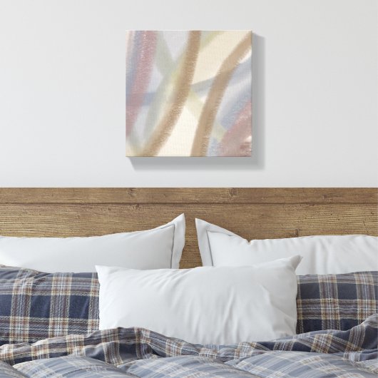 Abstract Canvas Wall Art Leinwanddruck (Insitu (Schlafzimmer))