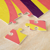 Abstract Cat: Pop Art Psychedelic Swirl Puzzle (Seite)