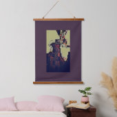 abstract cell wandteppich mit holzrahmen (Schlafzimmer)