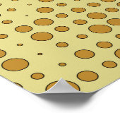 Abstract chaotic halfton. Texture of dots. Futuris Poster (Ecke)