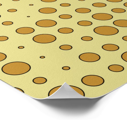 Abstract chaotic halfton. Texture of dots. Futuris Poster (Ecke)