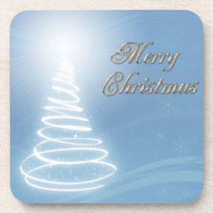 Abstract Christmas Tree Untersetzer