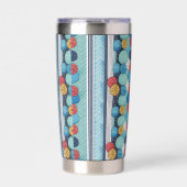 Abstract Circles Thermobecher (Vorderseite)