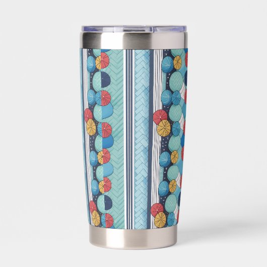 Abstract Circles Thermobecher (Vorderseite)