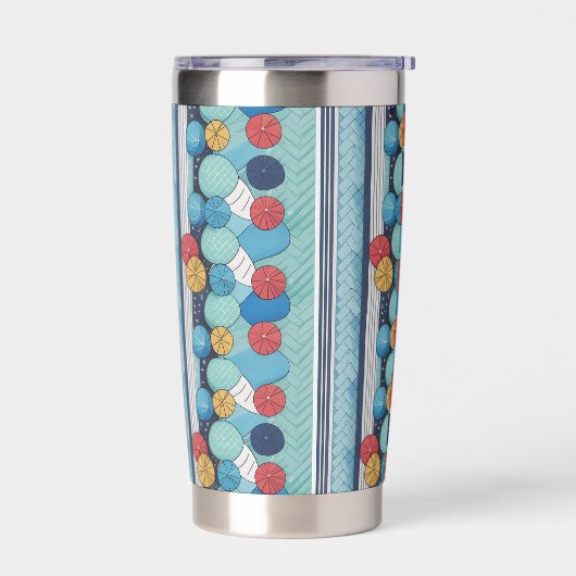 Abstract Circles Thermobecher (Links)