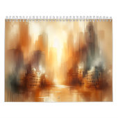 Abstract City Scape 12 Month Calendar Kalender (Titelbild)