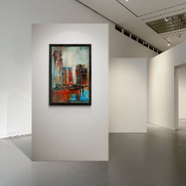 Abstract Cityscape  Poster