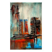 Abstract Cityscape Poster (Vorderseite)