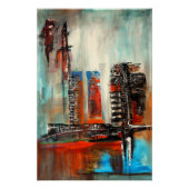 Abstract Cityscape Poster (Vorderseite)