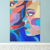 Abstract Classic Art Shape Leinwanddruck (Insitu (Holzboden))