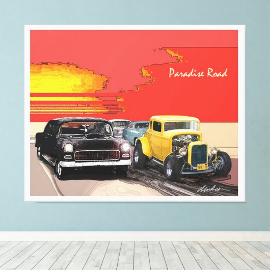 Abstract Classic Art Shape Leinwanddruck (Insitu (Holzboden))