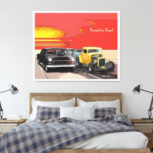 Abstract Classic Art Shape Leinwanddruck (Insitu (Schlafzimmer))