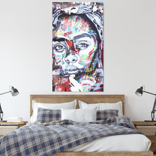 Abstract Classic Art Shape Leinwanddruck (Insitu (Schlafzimmer))
