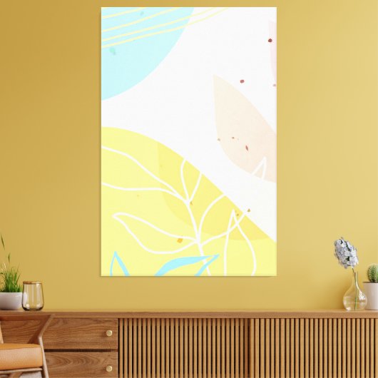 Abstract Classic Art Shape Leinwanddruck (Insitu (Wohnzimmer))