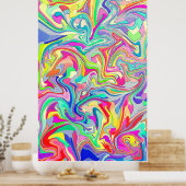 Abstract Classic Art Shape Poster (Küche)