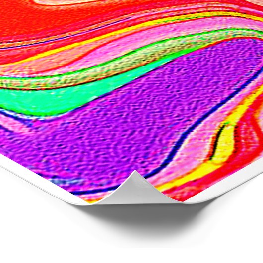 Abstract Classic Art Shape Poster (Ecke)