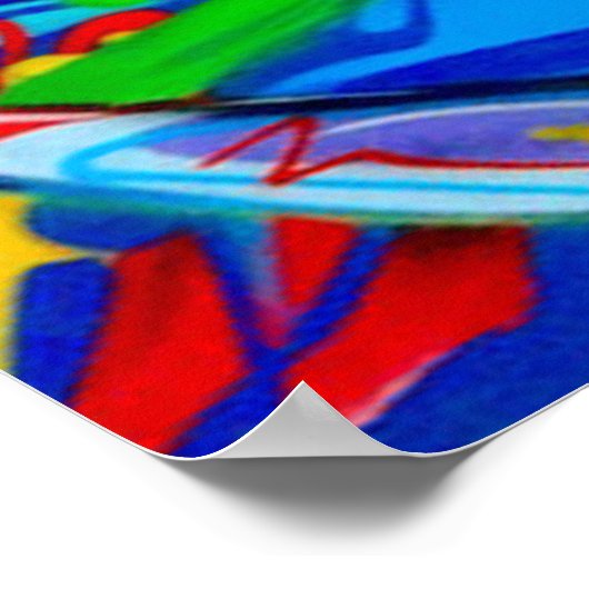 Abstract Classic Art Shape Poster (Ecke)