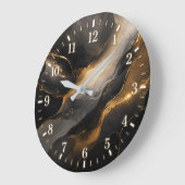 Abstract Clock 2026 Große Wanduhr (Winkel)