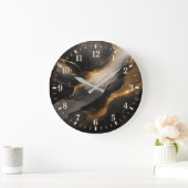 Abstract Clock 2026 Große Wanduhr (Zuhause)