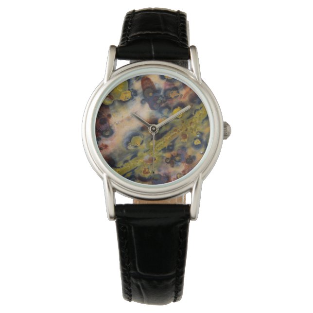 Abstract close up of Ocean Jasper Armbanduhr (Vorderseite)