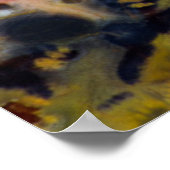 Abstract close up of Ocean Jasper Poster (Ecke)