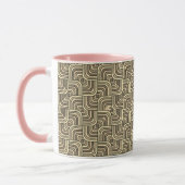 Abstract color coffee mug tasse (Links)