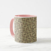 Abstract color coffee mug tasse (Vorderseite Links)