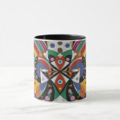 Abstract color coffee mug tasse (Zentrum)