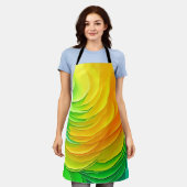 Abstract Color Energy Flow Design Schürze (Getragen)